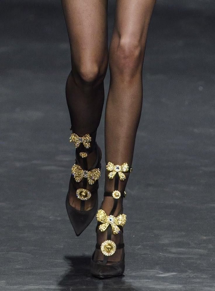 Golden Gala Heels (Versace Inspiration)