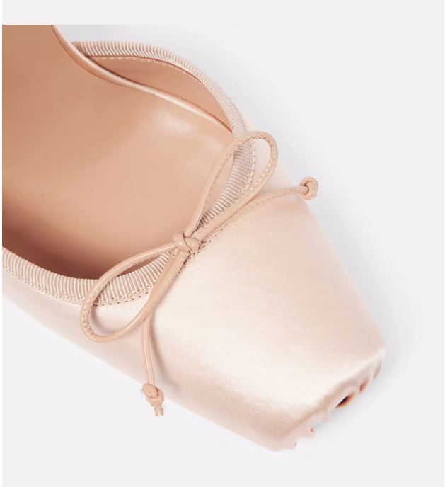 Satin Ballerina Red Bottom Lace-Up 🩰