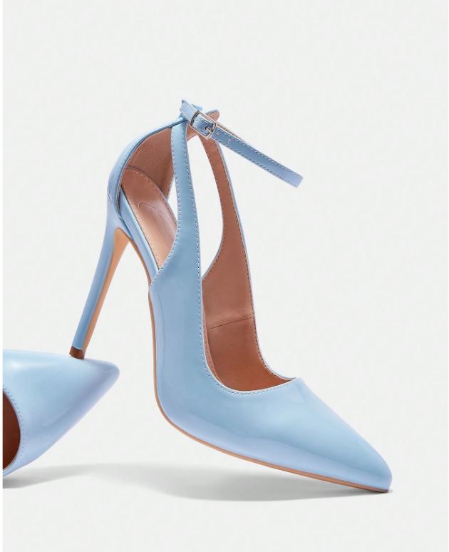 Korean-Inspired Women's Pointed-Toe High Heels with Straps