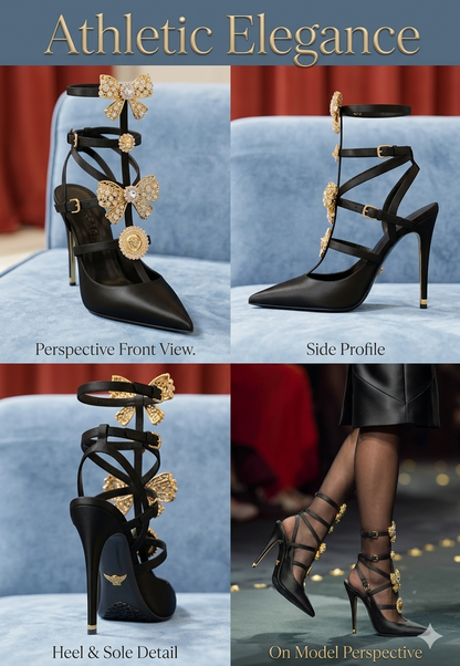 Golden Gala Heels (Versace Inspiration)