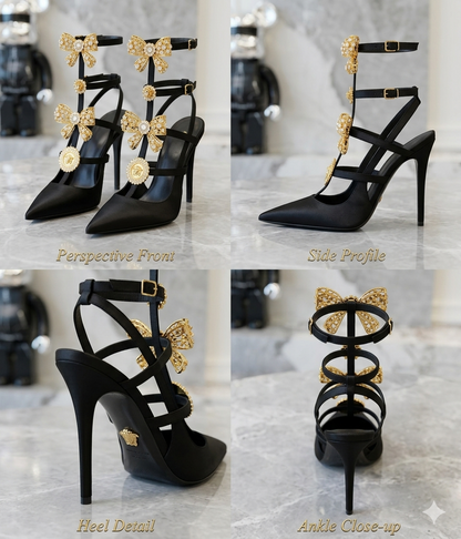 Golden Gala Heels (Versace Inspiration)