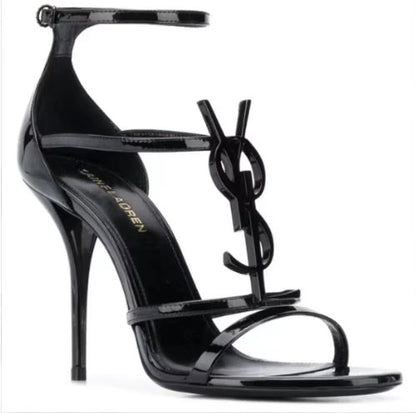 YSL-Inspired Cassandra Open-Toe Stiletto Heels: A Touch of Luxe