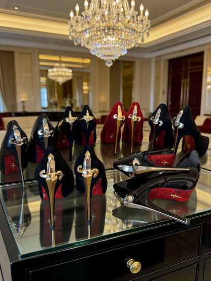 🗡️ BLADE OF ELEGANCE 🗡️IN LEATHER: Gold & Silver *LIMITED EDITION* Only 13 left