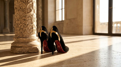 THE 3 VELVET TRINITY: CROSS SCEPTER IN RED, GOLD & SILVER