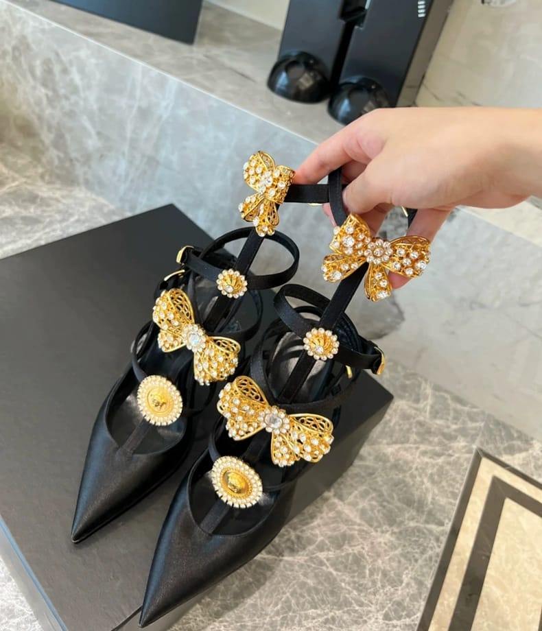 Golden Gala Heels (Versace Inspiration)