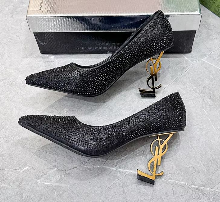 YSL-Inspired Opyum Glitter Heels