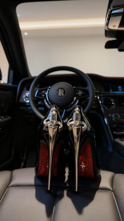 🗡️ BLADE OF ELEGANCE 🗡️IN LEATHER: Gold & Silver *LIMITED EDITION* Only 13 left