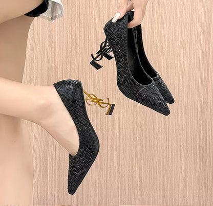 YSL-Inspired Opyum Glitter Heels