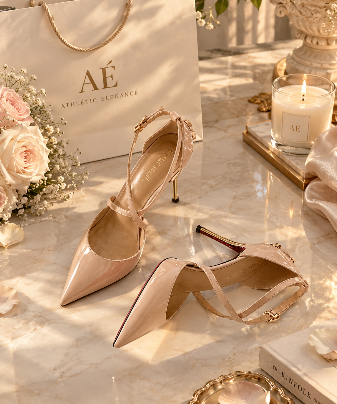 AÉ - THE ROYAL BRIDE OF DESIRE IN NUDE & BLACK