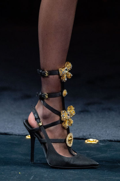 Golden Gala Heels (Versace Inspiration)