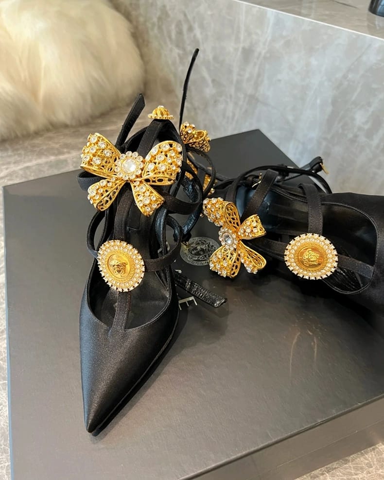 Golden Gala Heels (Versace Inspiration)