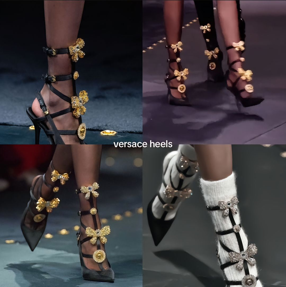 Golden Gala Heels (Versace Inspiration)