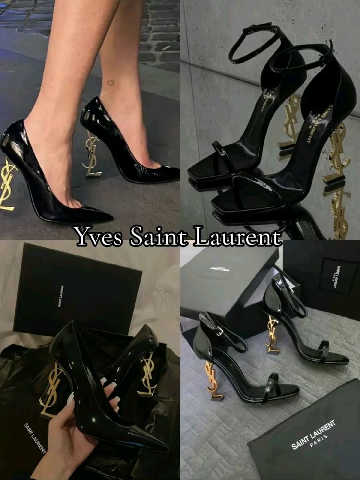 YSL-Inspired Opyum Glitter Heels