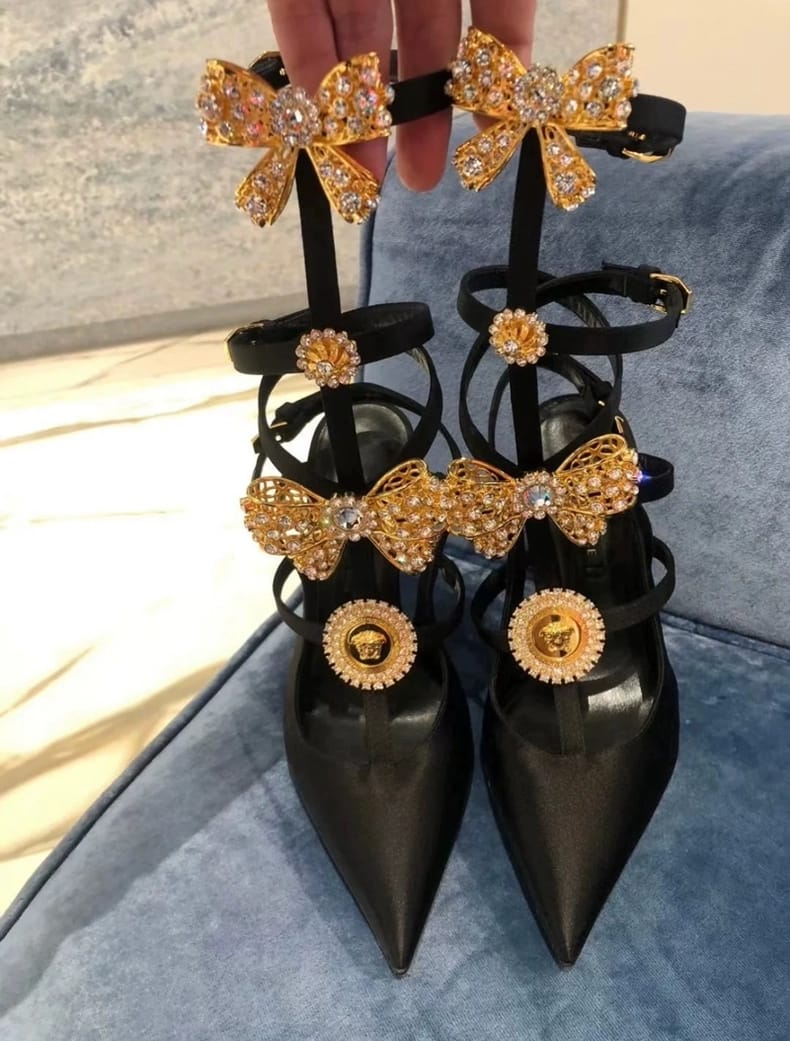 Golden Gala Heels (Versace Inspiration)