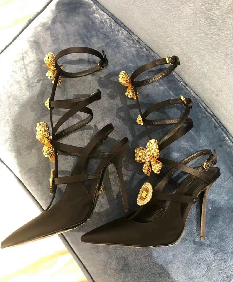 Golden Gala Heels (Versace Inspiration)