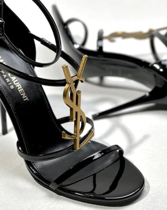 YSL-Inspired Cassandra Open-Toe Stiletto Heels: A Touch of Luxe