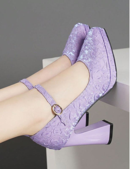 3 Stylish Platform Pumps with Ankle Straps