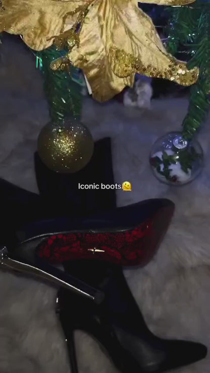 ⚜ CESARE PACIOTTI Knee High Boots - Golden & Silver - *LIMITED EDITION* Only 3 left ⚜