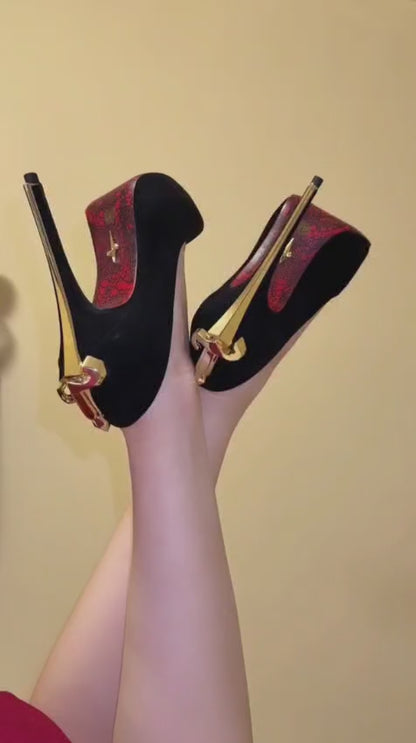 🗡️ BLADE OF ELEGANCE 🗡️IN LEATHER: Gold & Silver *LIMITED EDITION* Only 13 left