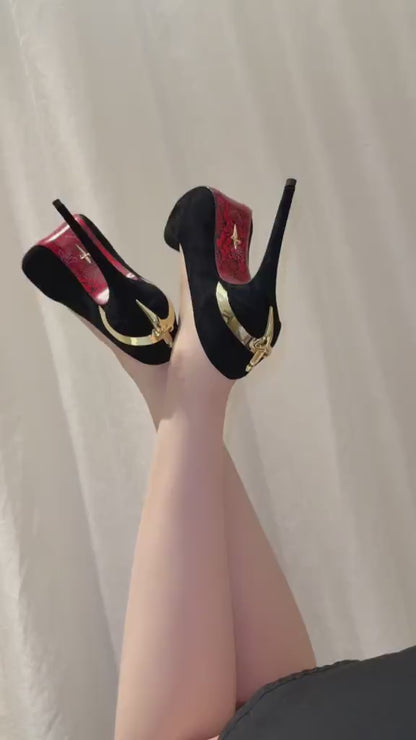 ⚜ CESARE PACIOTTI Golden, Red & Silver Cross Scepter  *LIMITED EDITION* Only 8 left ⚜