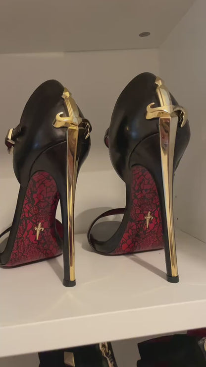 🗡️ BLADE OF ELEGANCE 🗡️IN LEATHER: Gold & Silver *LIMITED EDITION* Only 13 left