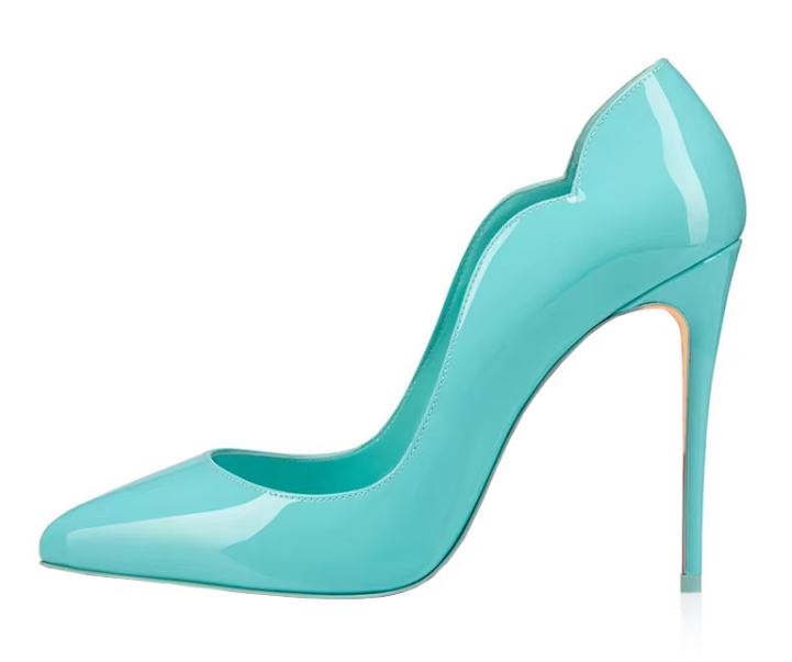Playful Paradise - Side V Cut Women Heels