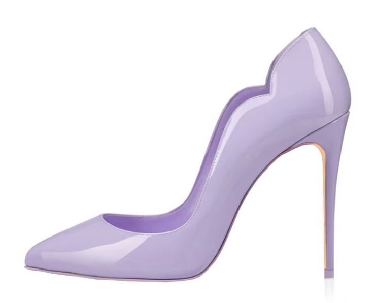 Playful Paradise - Side V Cut Women Heels