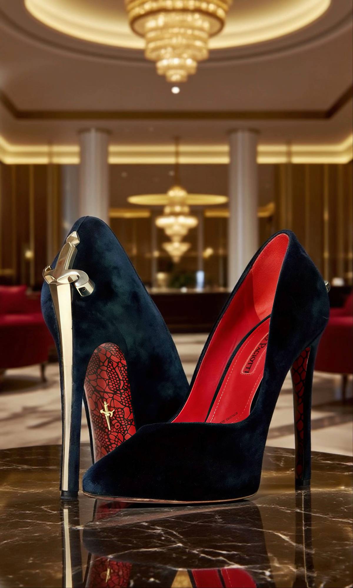 🗡️ LADY BLADE 🗡️ A DANCE WITH:  Burgundy Gold & Silver *LIMITED EDITION* Only 10 left