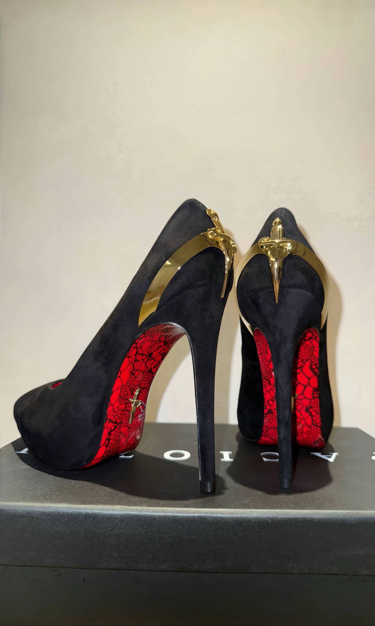 ⚜ CESARE PACIOTTI Golden, Red & Silver Cross Scepter  *LIMITED EDITION* Only 8 left ⚜