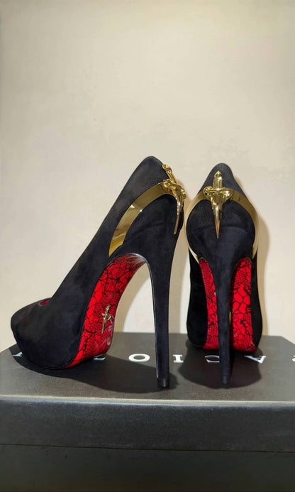 ⚜ CESARE PACIOTTI Golden, Red & Silver Cross Scepter  *LIMITED EDITION* Only 8 left ⚜