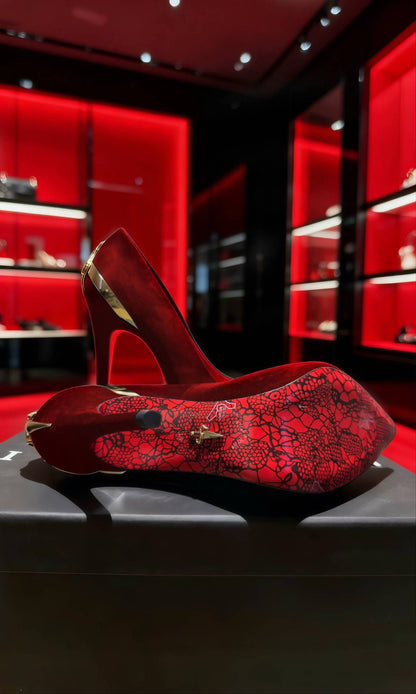 ⚜ CESARE PACIOTTI Golden, Red & Silver Cross Scepter  *LIMITED EDITION* Only 8 left ⚜