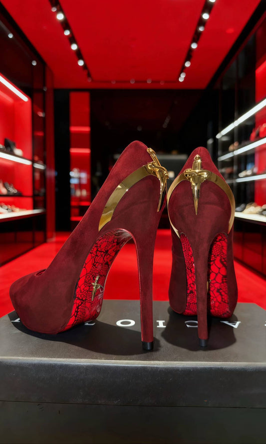 ⚜ CESARE PACIOTTI Golden, Red & Silver Cross Scepter  *LIMITED EDITION* Only 8 left ⚜